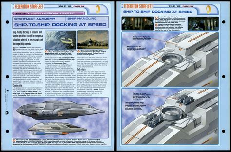 Ship To Ship Docking Guide Federation Starfleet Star Trek Fact File