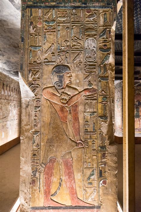 KV17 The Tomb Of Seti I Burial Chamber J Relief From KV Flickr