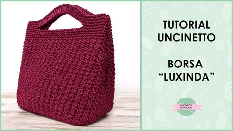 Tutorial Borsa Uncinetto Luxinda Tote Bag Punto Suzette Uncinetto