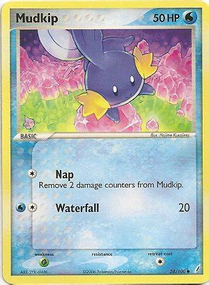 Serebii net Pokémon Card Database EX Crystal Guardians 58 Mudkip