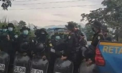 Despliegue Policial Por Bloqueos En Diferentes Rutas Del País Chapin Tv