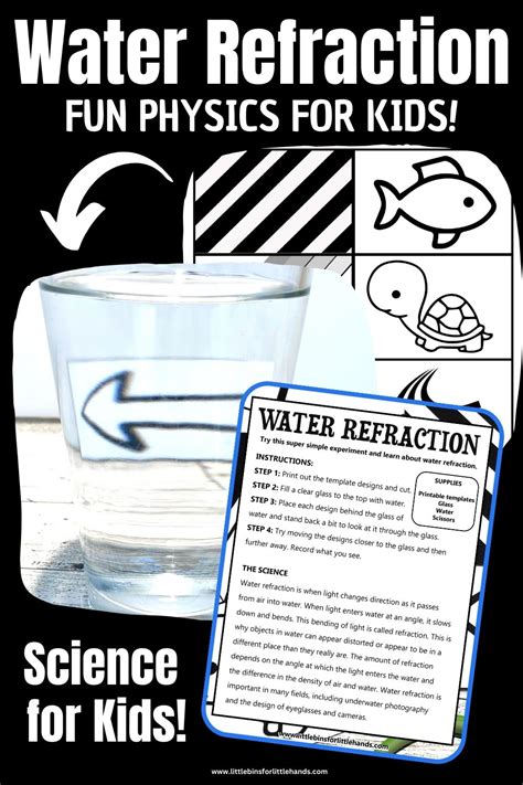 Water Refraction Experiment Little Bins For Little Hands