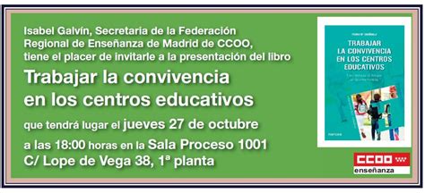 Amigos De Verbena Presentación Del Libro Trabajar La Convivencia En Los Centros Educativos