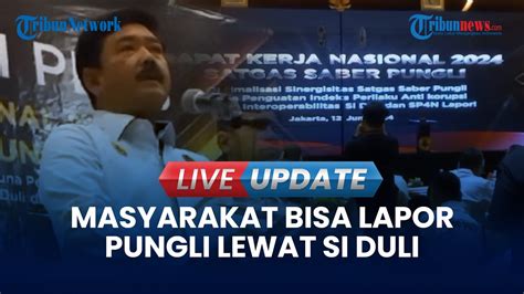 Live Update Menko Polhukam Ajak Masyarakat Laporkan Pungli Lewat Si