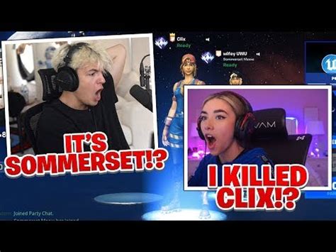 CLIX IMPRESSED AFTER SOMMERSET CARRIES HIM IN UNREAL RANKED YouTube