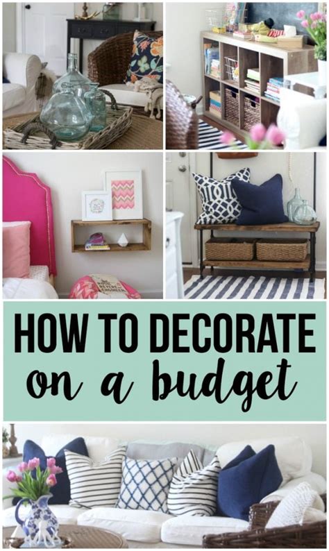 Decorating On A Budget Making Home Base