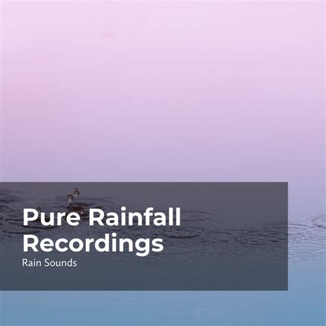 Pure Rainfall Recordings Album By Rain Sounds Spotify