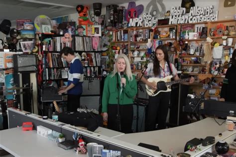 Alvvays Finally Bring Blue Rev From Behind The Rink To NPR S Tiny