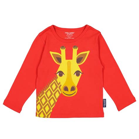 Giraffe Long Sleeves Tshirt Coq En Pâte
