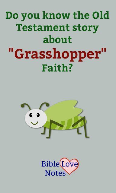 Grasshopper Faith In 2024 Bible Devotions Bible Love Inspirational Scripture