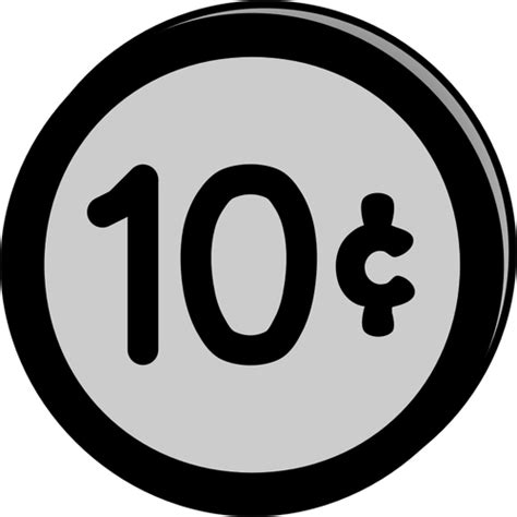 10 Cents Clipart