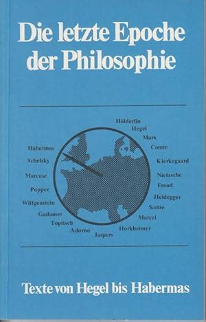 Letzte Epoche Philosophie Texte Zvab