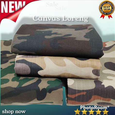 Jual Bahan Kain Kanvas Loreng Loreng Tni Canvas Tni Kanvas Canvas