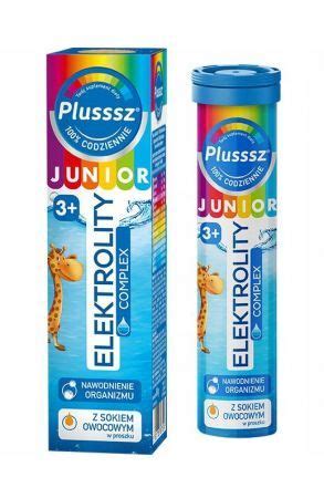 Plusssz Junior Elektrolity Complex Biegunka Wymioty Nawodnienie