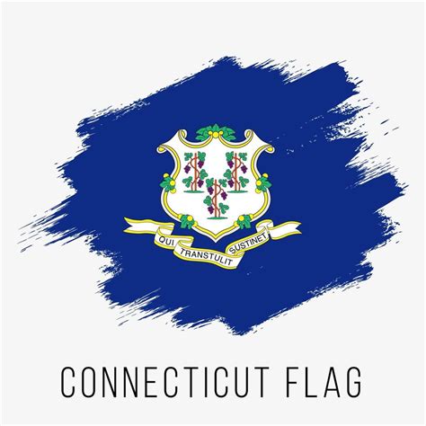 USA State Connecticut Grunge Vector Flag Design Template 18811305 ...