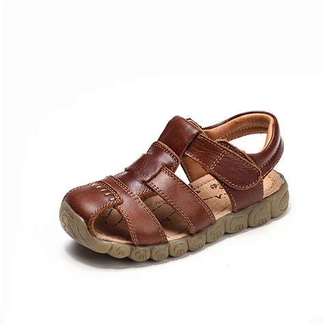 Children Shoes Baby Leather Sandals Male Child Sandals Children Baby