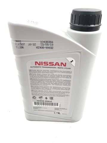 KE90899932 Nissan масло коробки ATF Matic J, 1л