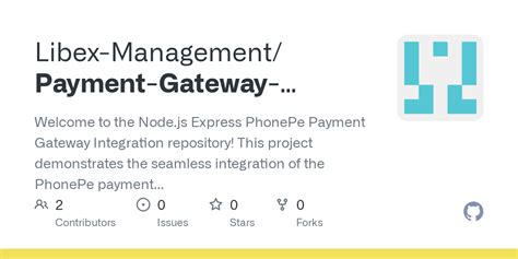 Github Libex Management Payment Gateway Integration Using Nodejs