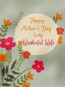 Free Mothers Day Cards Wife Printable Free Printable Templates