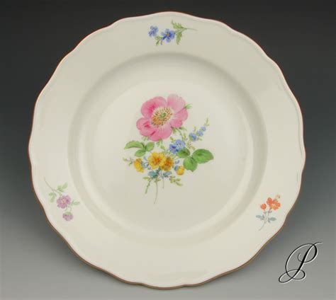 Teller Meissen 1 Wahl Blume3 Durchmesser 20cm Porzellan Porcelain