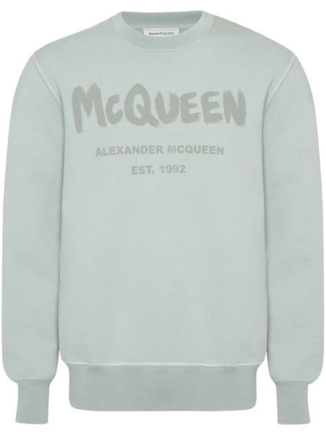 Alexander Mcqueen Sweatshirt With Logo Alexander Mcqueen