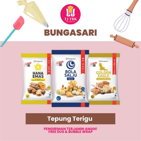 Jual Tepung Terigu BOLA SALJU HANA EMAS GOLDEN EAGLE KABUKI GOLD