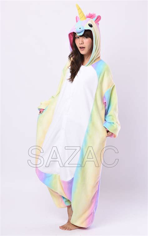 Regenbogen Einhorn Onesie Kigurumi Sazac Onesie Wonderland