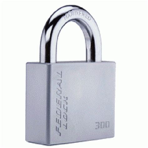 FEDERAL SOLID STEEL HEAVY DUTY PADLOCKS, 5 SIZES, FD90, FD200, FD202 ...