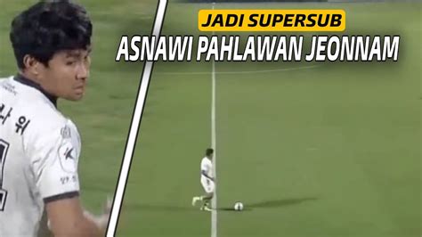 Jadi Sorotan Liga Korea Aksi Asnawi Bantu Jeonnam Raih Kemenangan