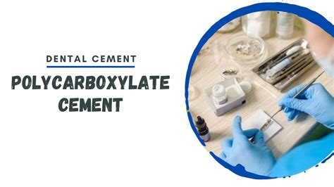 Polycarboxylate Cement Cements In Dentistry Youtube