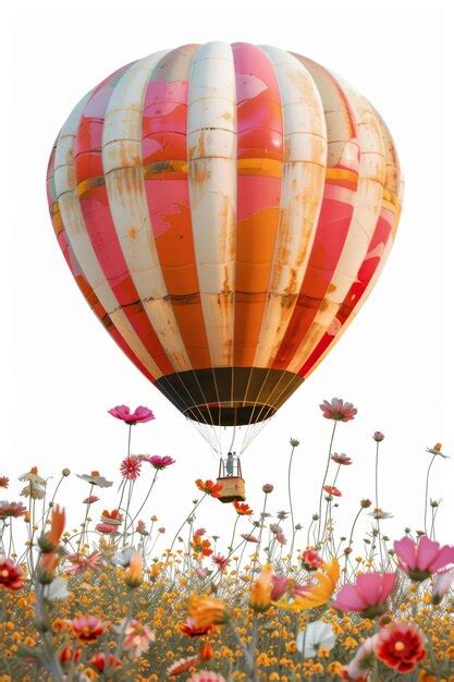 Whimsical Hot Air Balloon Adventure Begins Premium AI Generated Image