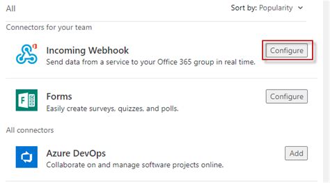 Microsoft Teams Incoming Webhook Integration With Asp Net Core