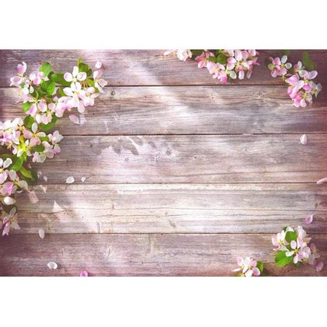 Allenjoy Floral Bare Powder Wood Background For Wedding Telones De