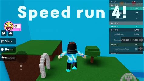 Playing Roblox Speed Run 4 YouTube