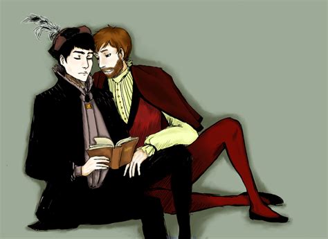 Hamlet and Horatio - colour by MakariaSophia on DeviantArt