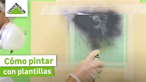 Cómo pintar con plantillas LEROY MERLIN YouTube