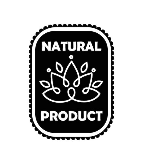 Premium Vector Natural Product Label
