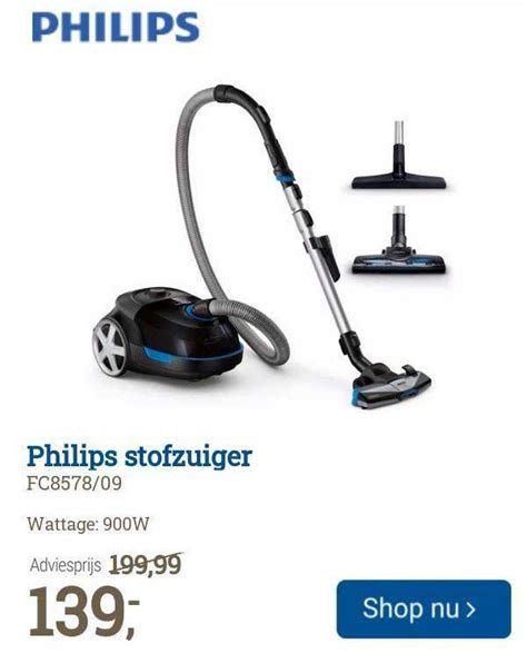 Philips Stofzuiger Fc Aanbieding Bij Bcc Folders Nl