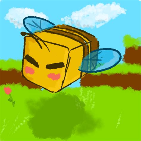 I Drew A Minecraft Bee R Minecraft