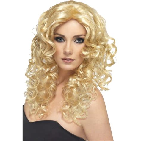 Perruque Boucles Glamour Blonde