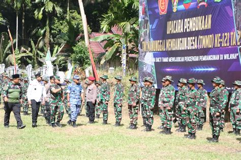 Danlanud Sut Hadiri Upacara Pembukaan Tmmd Ke Ta Di Padang