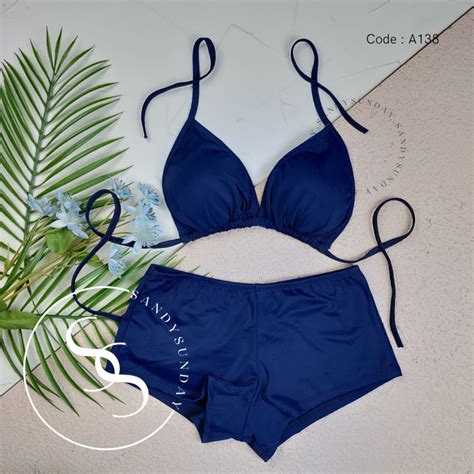 Jual Bikini Set Segitiga Boxer Bikini Pantai Bikini Sexy Bikini