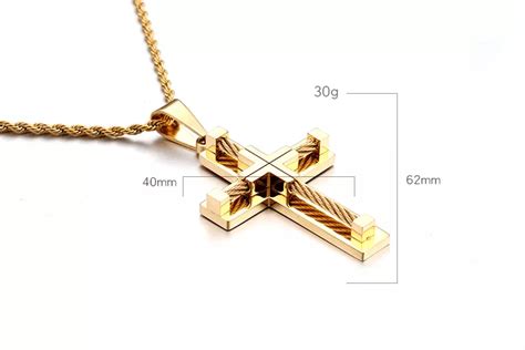 Corrente Crucifixo Em Banho Ouro K Golden Cross Bongosto