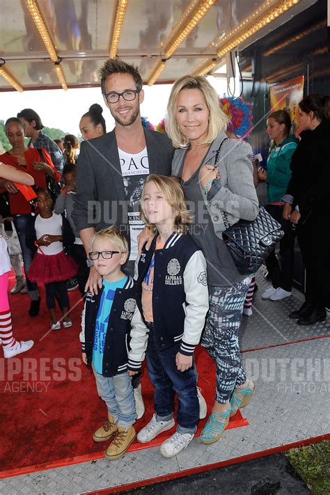 Charly Luske Met Partner Tanja Jess En Zonen Billy En Bobby Cvh