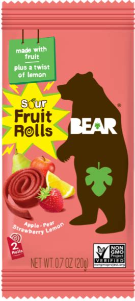 Fruit Rolls Bearsnacks Usa