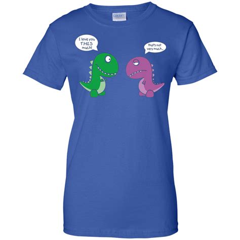 Cute T Rex I Love You This Much T Shirt Cute T Rex Love You So Much Shirts