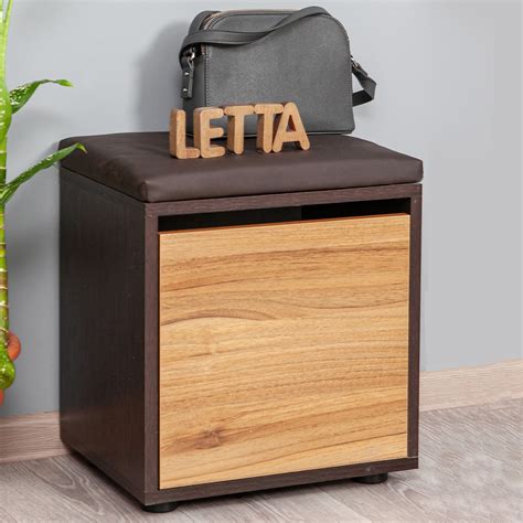 Полка для обуви Letta 38x42.5x30 см ЛДСП цвет венге/дуб крафт золотой ️ ...