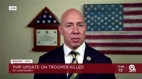 U.S. Rep. Brian Mast speaks about fallen FHP Trooper Zachary Fink