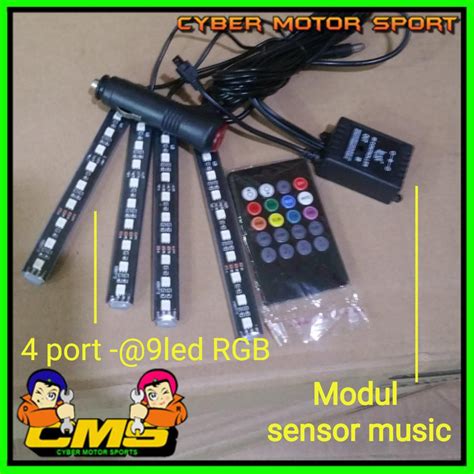 Jual E0919 Lampu Kolong Interior Led Kolong Dashboard Lampu Kolong