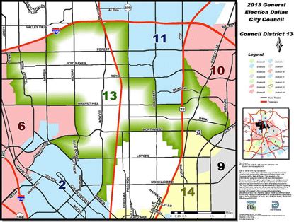 Dallas City Council Districts Map - China Map Tourist Destinations